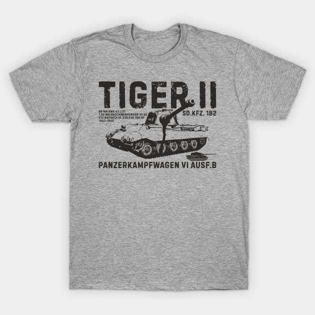 Tiger II T-Shirt by FAawRay